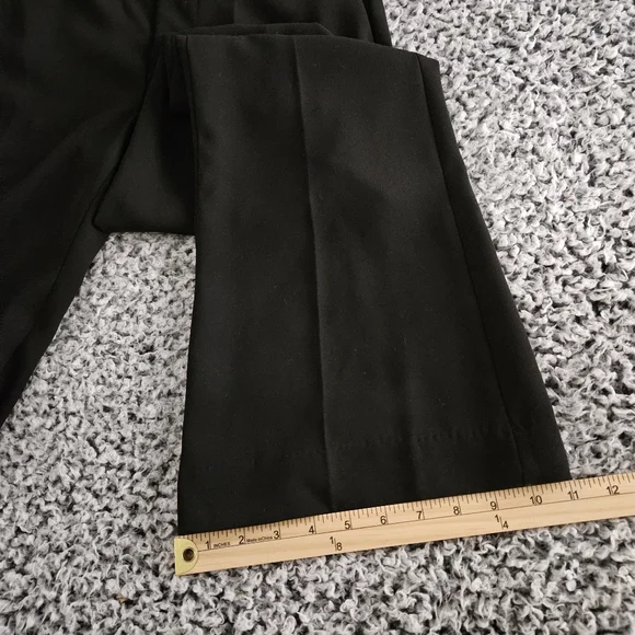 Zara Women's Black Flare Pants Small S 30x34 Long Tall Bootcut Dress Trousers - Picture 11 of 12
